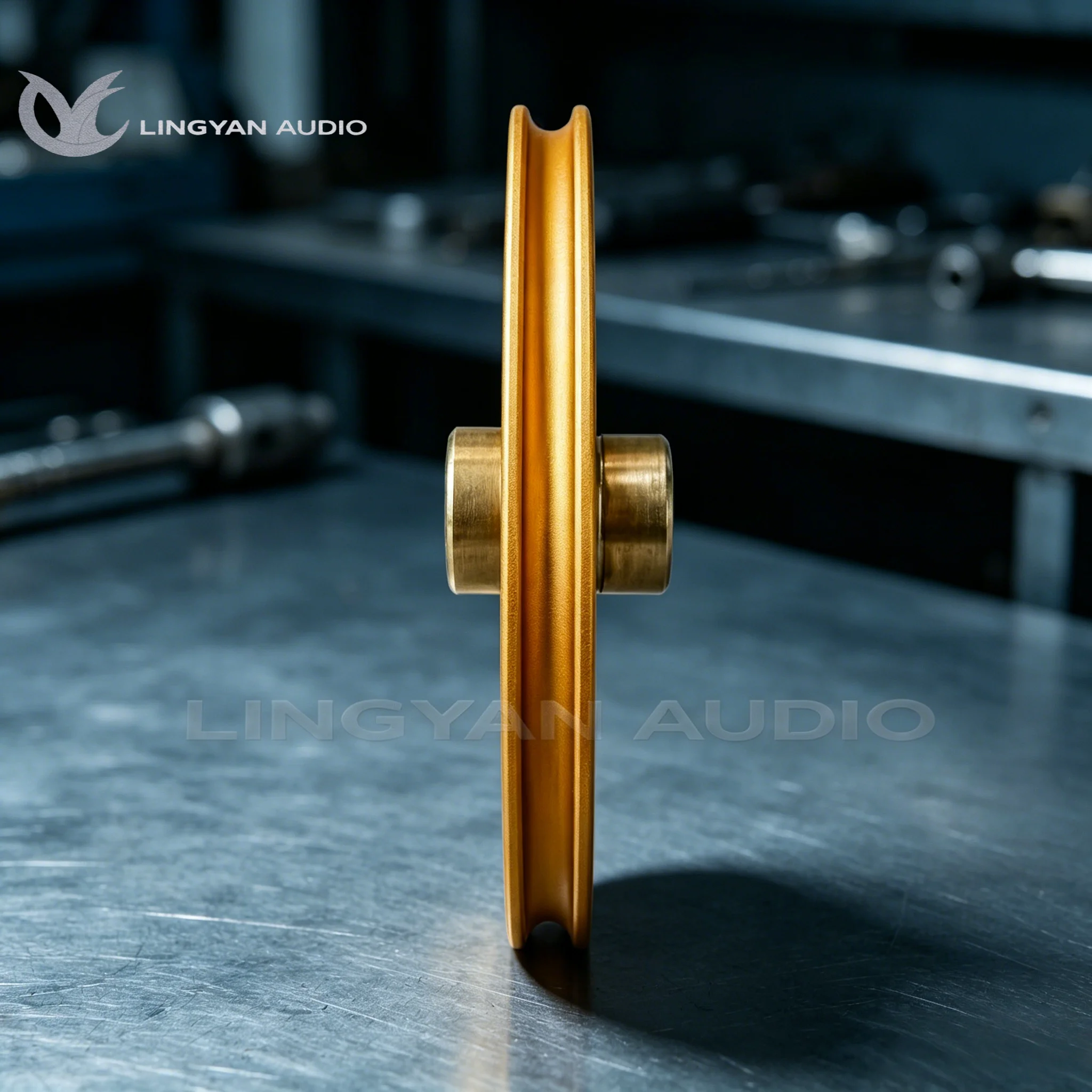 

Solid Brass Idler Wheel Replacement, For LENCO L75 L78 Turntable, Drive Pulley Kit Equipped with Springs and Washers