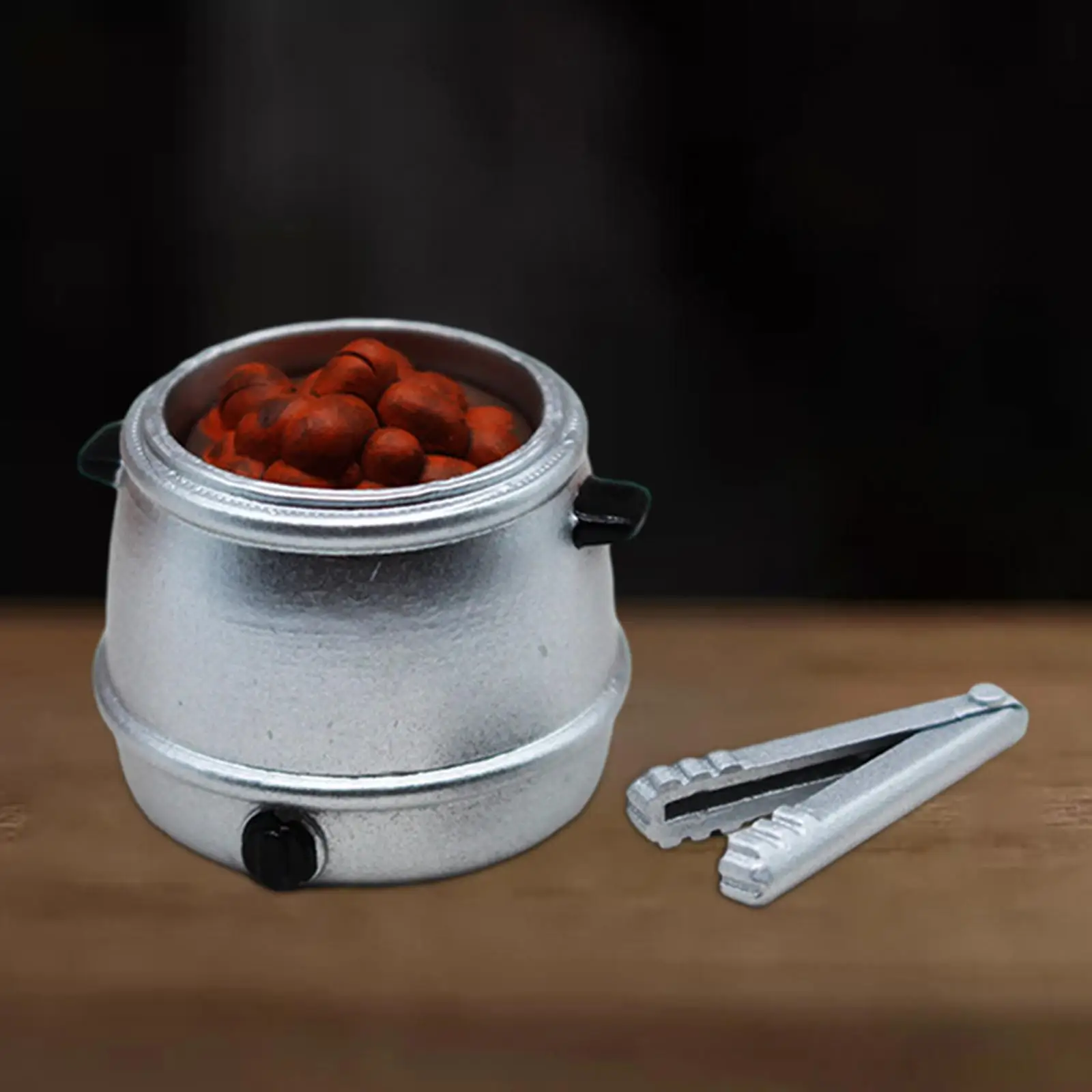 

Миниатюрный Кукольный домик, суповая кастрюля, игрушки, мини-ролевая игра для фотобара