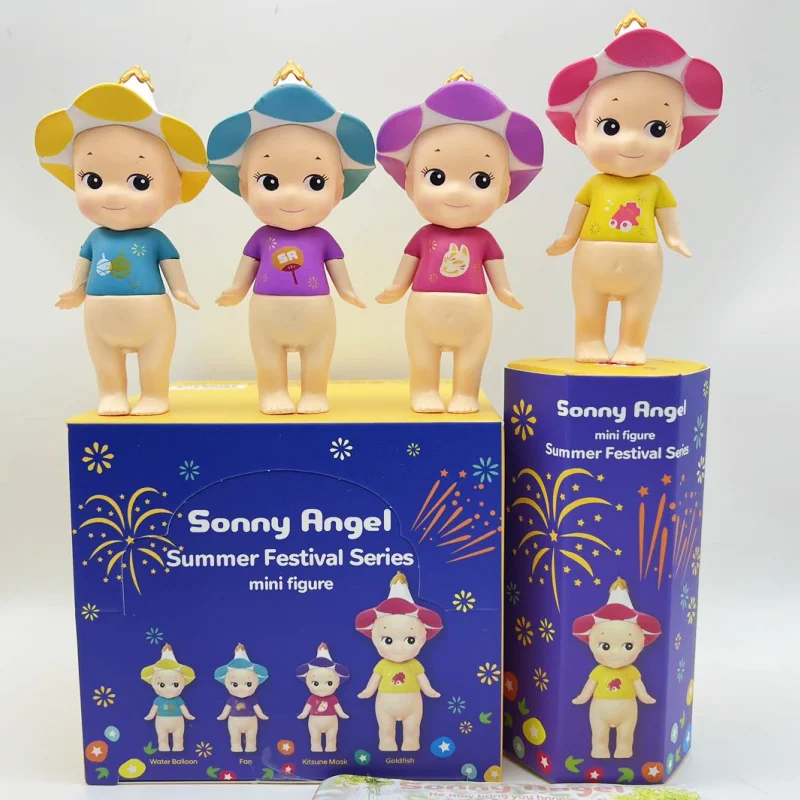 

Sonny Angel Summer Festival Series Mini Figure Anime Figure Model Cute Doll Desktop Ornament Decor Collection Toys Holiday Gift