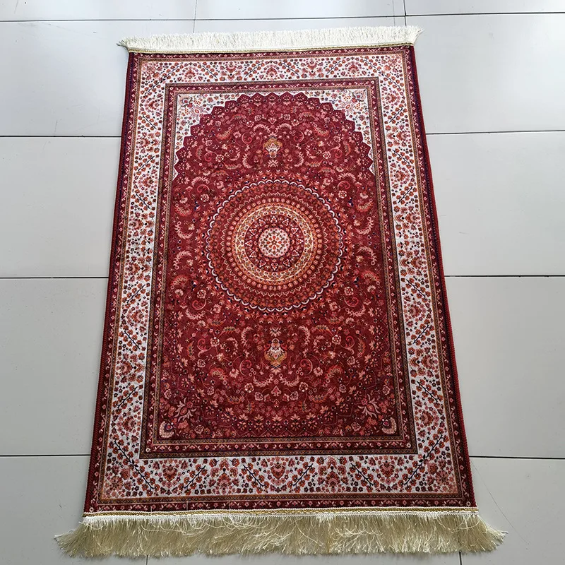Muslim Prayer Mat Set Prayer Rug Prayer Beads Portable Home Travel Islamic Worship Blanket Storage Bag Ramadan Diamond Velvet
