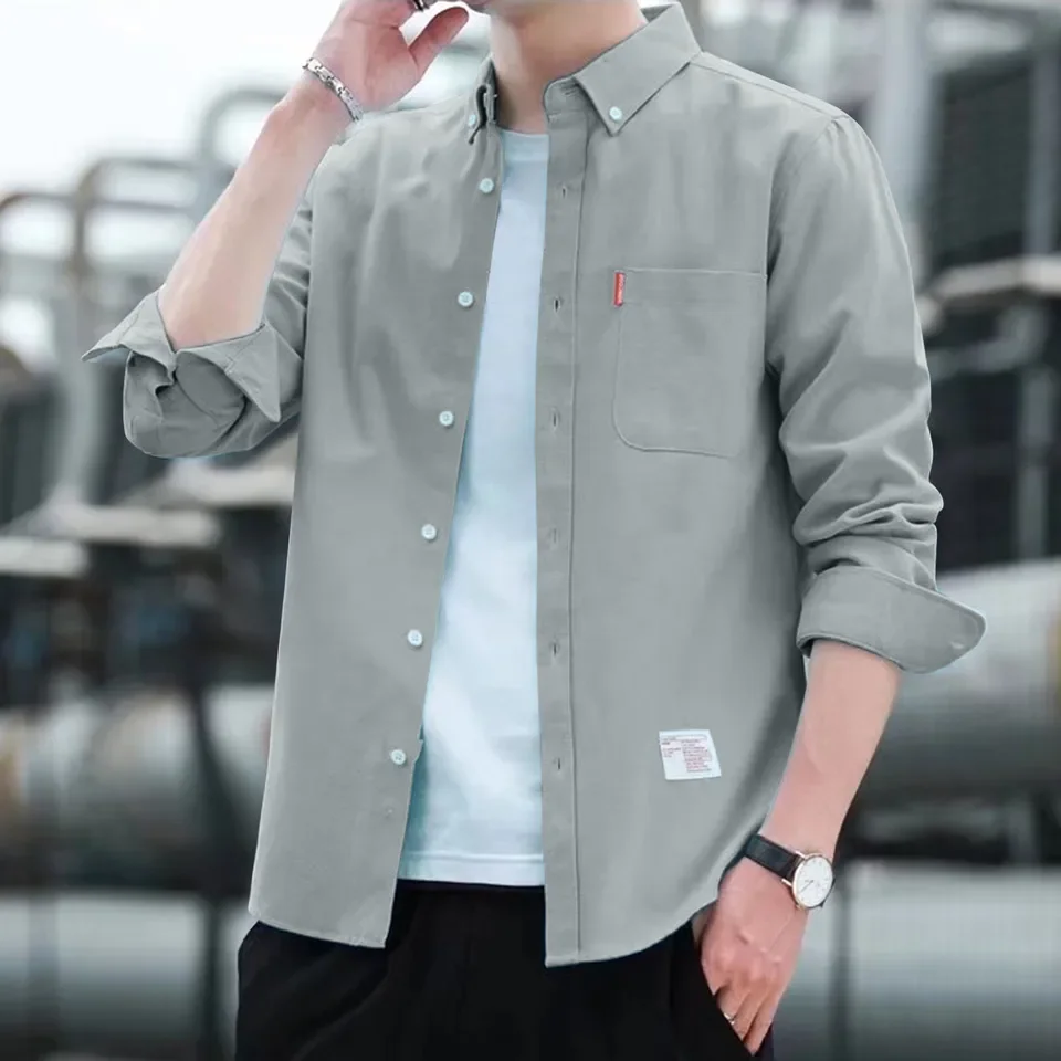 Men Long Sleeve Winter Casual Printed Shirts Fashion Top Blouse Shirts Comfort Regular Cuff Men'S Checkered Shirt Ropa Hombre
