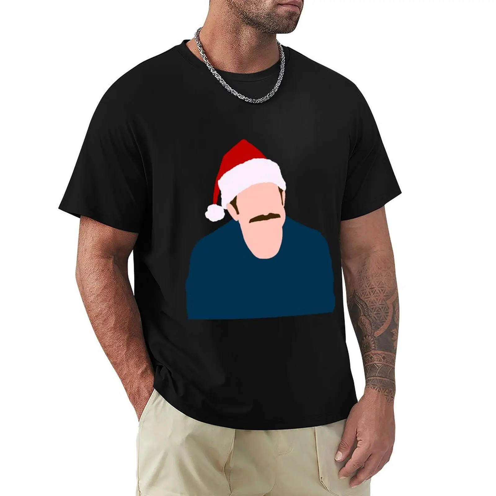 santa ted T-Shirt man t shirts cotton T-Shirt