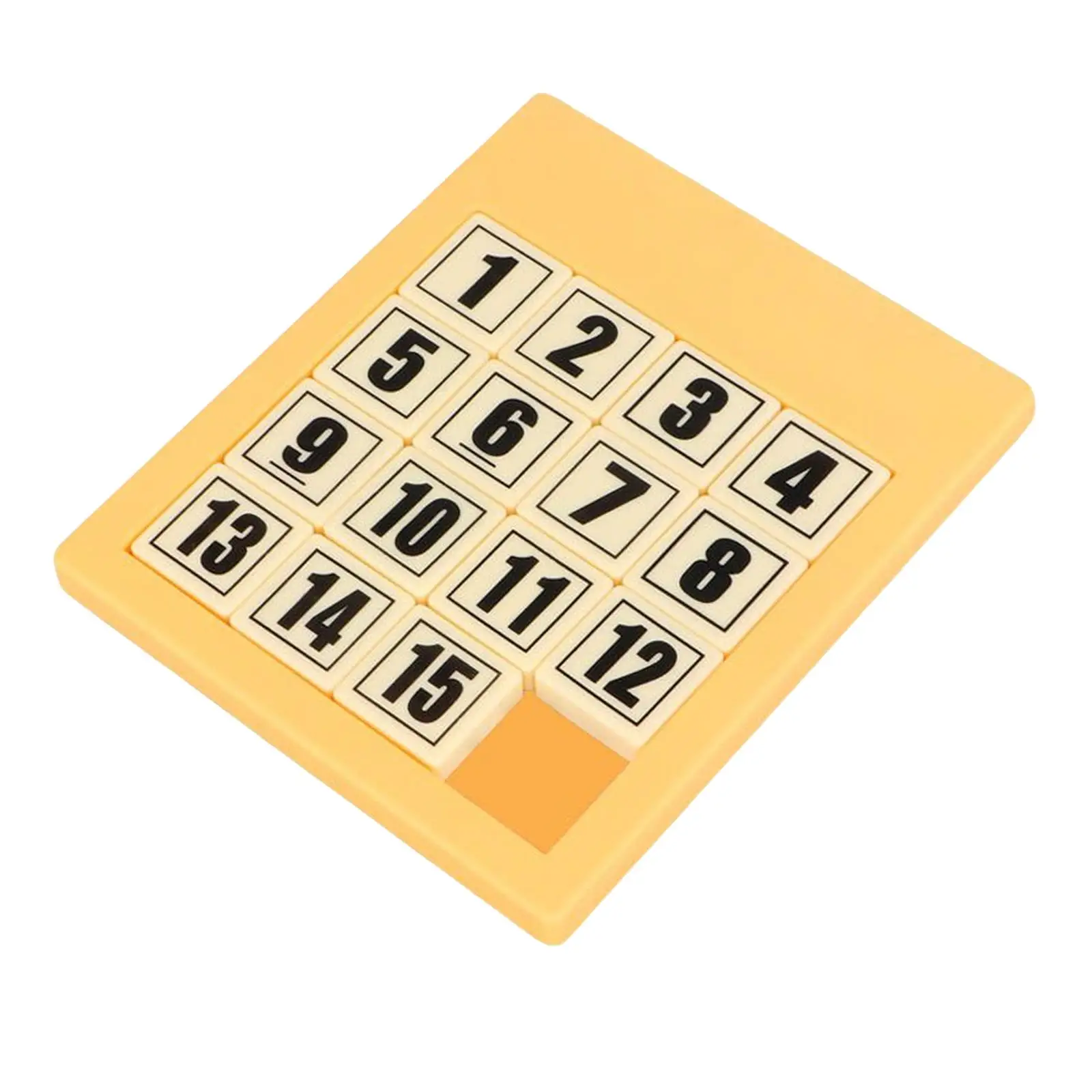 Quebra-cabeça digital portátil com 15 slide número brinquedo para jogos de matemática