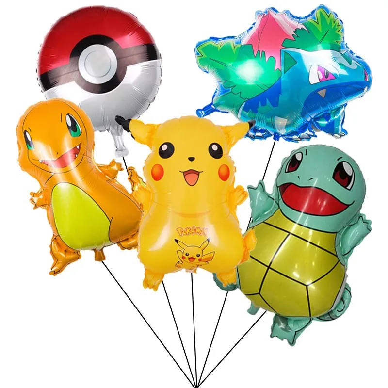 Pokemon Geburtstag Party Dekoration Pikachu Blitz Neue Ballon Set Kid Event Liefert Einweg Geschirr Banner Maske Hintergrund