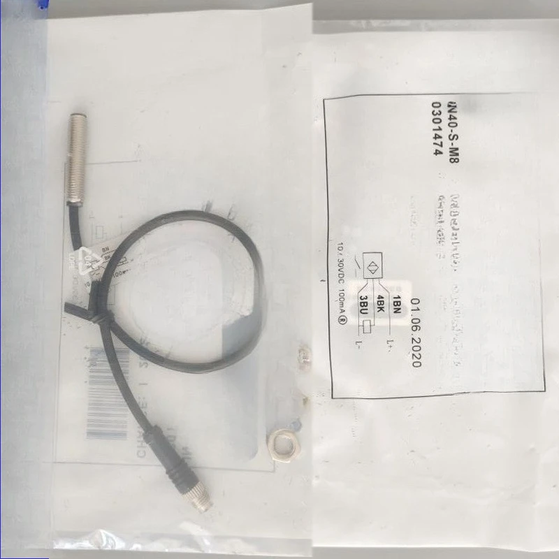 Proximity Sensor Switch 10-30V 3-Pin For Schunk IN40-S-M8 IN40/S-M8 0301474