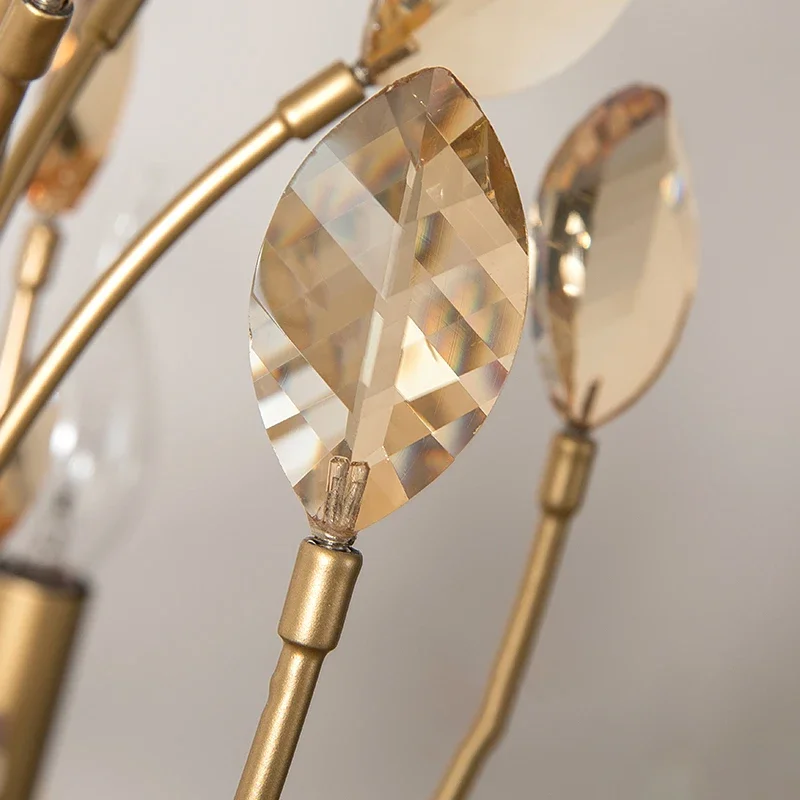 Plafonnier en cristal américain au design moderne, luminaire décoratif d'intérieur, idéal pour un salon, une salle à manger ou une branche française