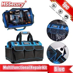 Multi Functional Repair Kit Installation Electrician Canvas Large Wear-Resistant Storage Tool Bag Portable Waterproof Handheld