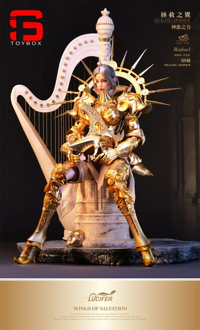 W magazynie Lucifer LXF2310 1/6 skala Dawn Wings Raphael figurka 12-calowa figurka żeńskiego żołnierza Model dla kolekcji fanów