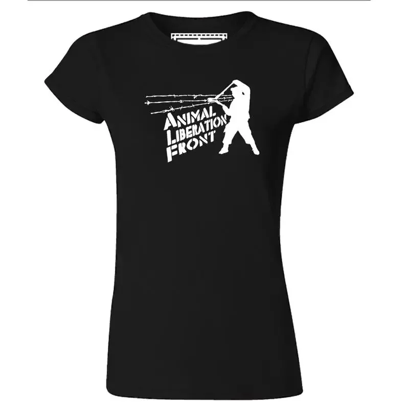 Womens Animal Liberation Front T Shirt Animal Rights