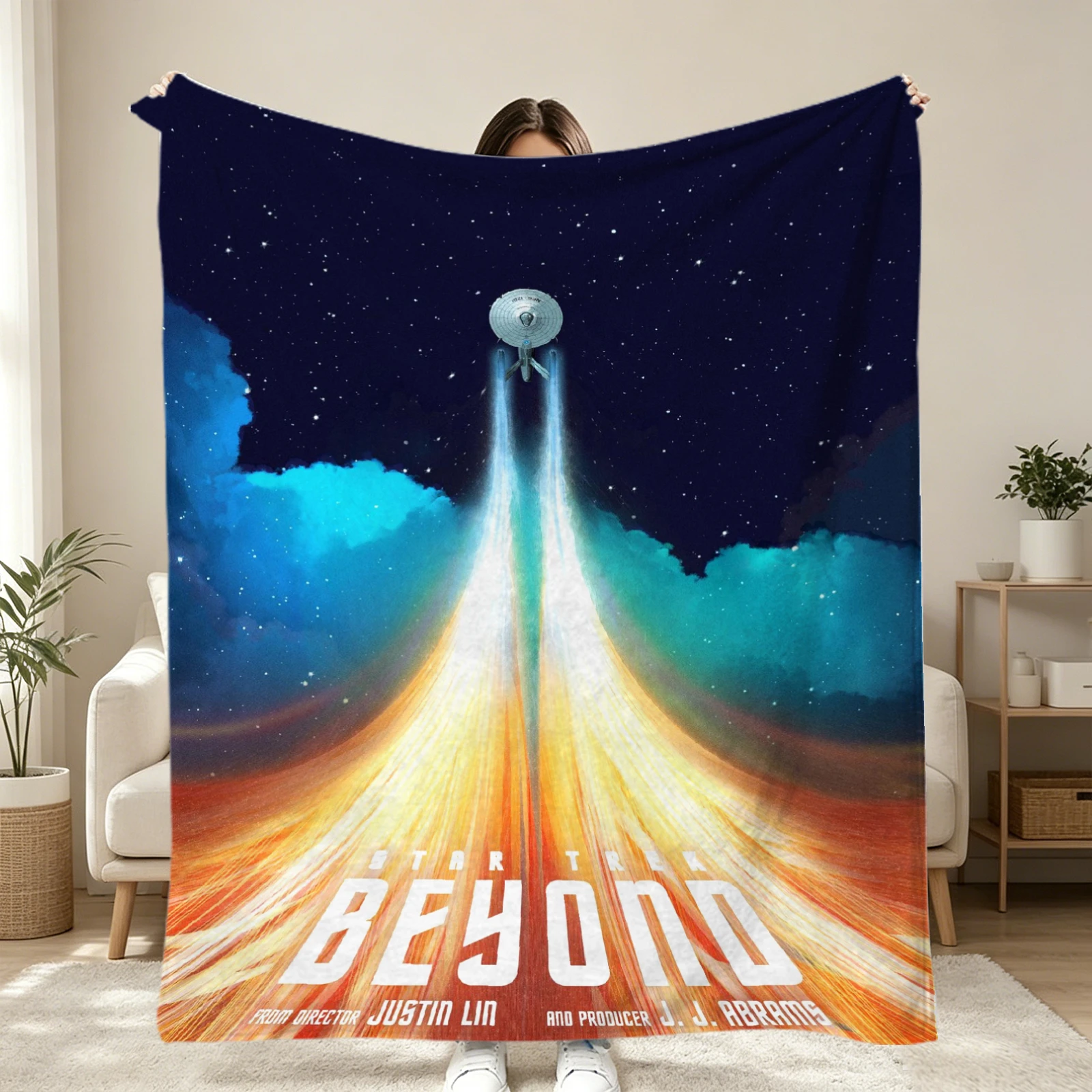 Flannel Blanket Ultra Soft Skin-Friendly, Warm & Cozy, Perfect for Living Room, Bedroom, Office, All Season, Machine Washable