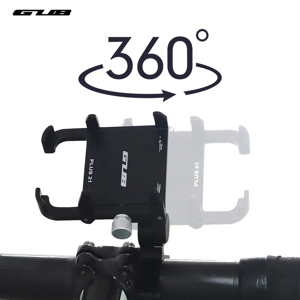 GUB PLUS 21 Bicycle Phone Holder Aluminum Alloy Bike Handlebar Rotatable Adjustable Smartphone Holder MTB Cycling Accessories view 5