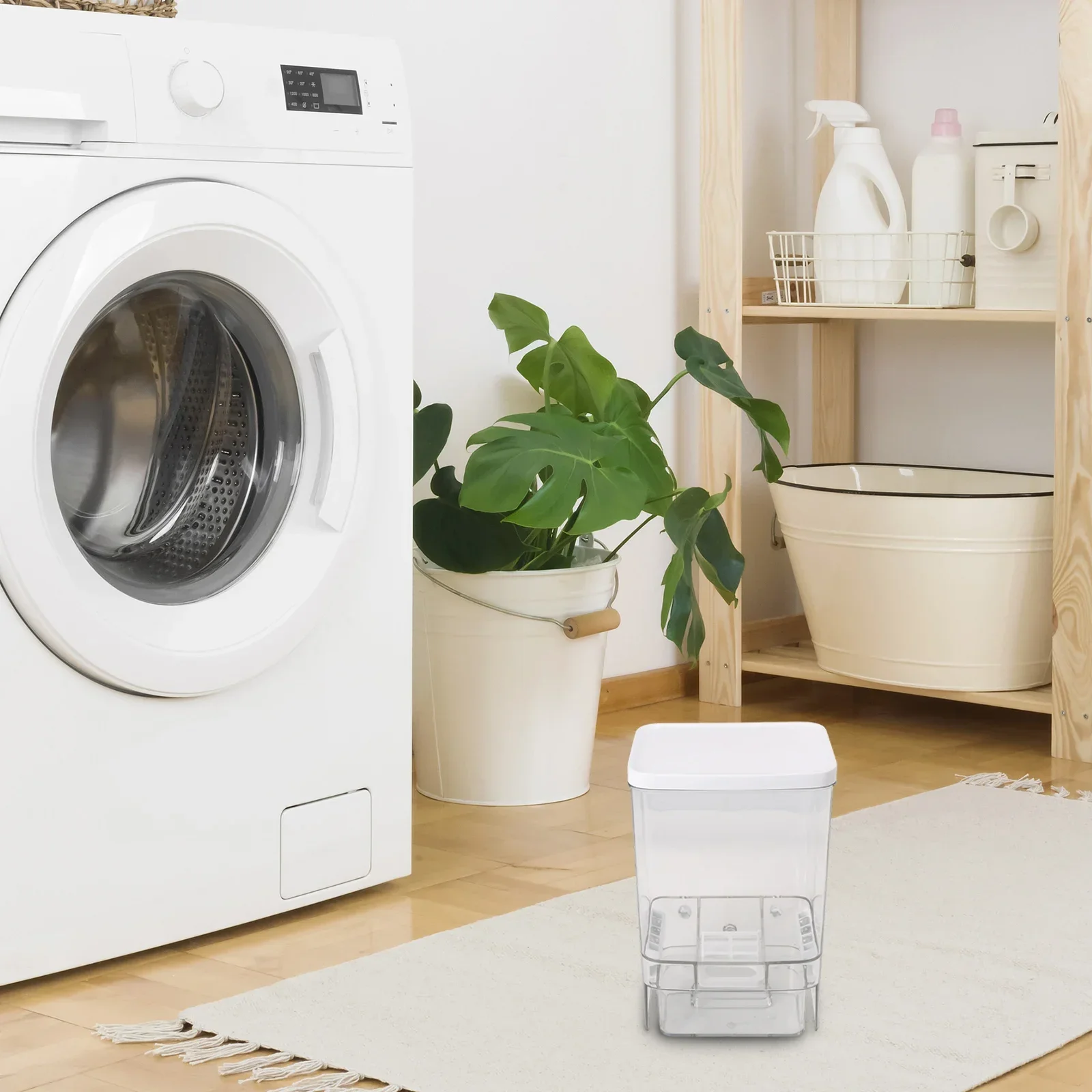 Detergent Beads Organizer Laundry Detergent Dispenser Efficient Storage System Mess Prevention Solution Optimal For Solid Items