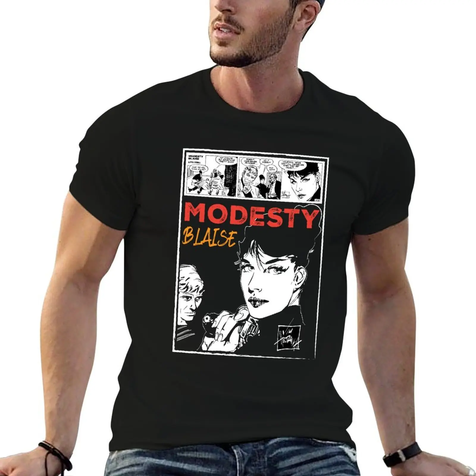 

Modesty Blaise - Comic Artwork - Explore espionage and excitement in style T-Shirt t shirts for man graphic vintage T-Shirt