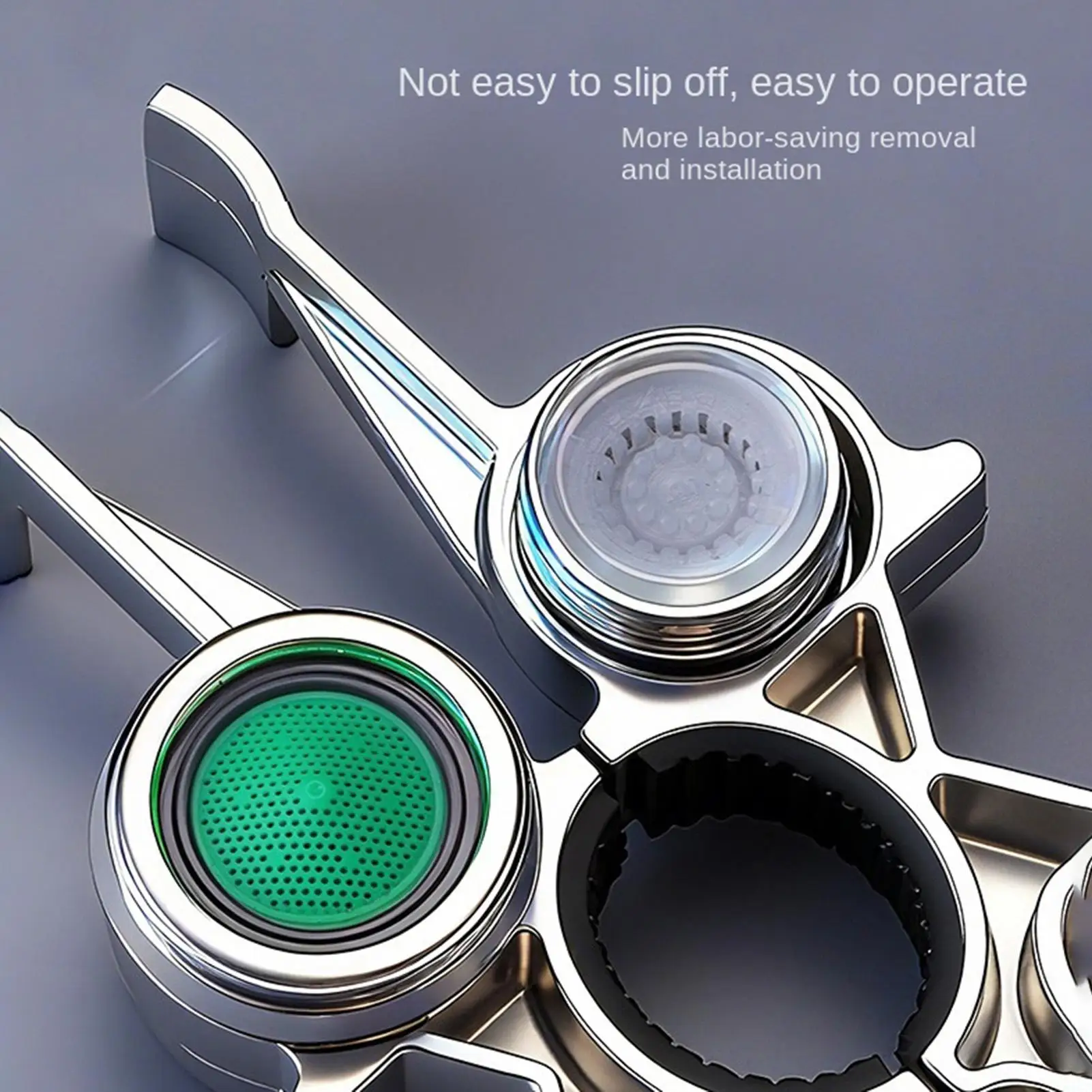 

Инструмент для снятия аэратора для раковины, ключ для смесителя 12-в-1, усиленный ключ для аэратора для кухни, ванной, душа, посудомоечной машины