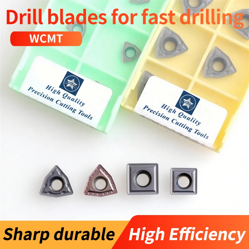 

Лезвие сверла VOKET U Быстрая дрель Жестокая дрель WCMT050308-SF LF6018 Лезвие SPMG