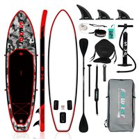 Funwater Stand Up Paddle Board Surfboard Inflatable Stand Up Paddling Board Surfing Sup Board Max Load 330 Pounds with Accessory