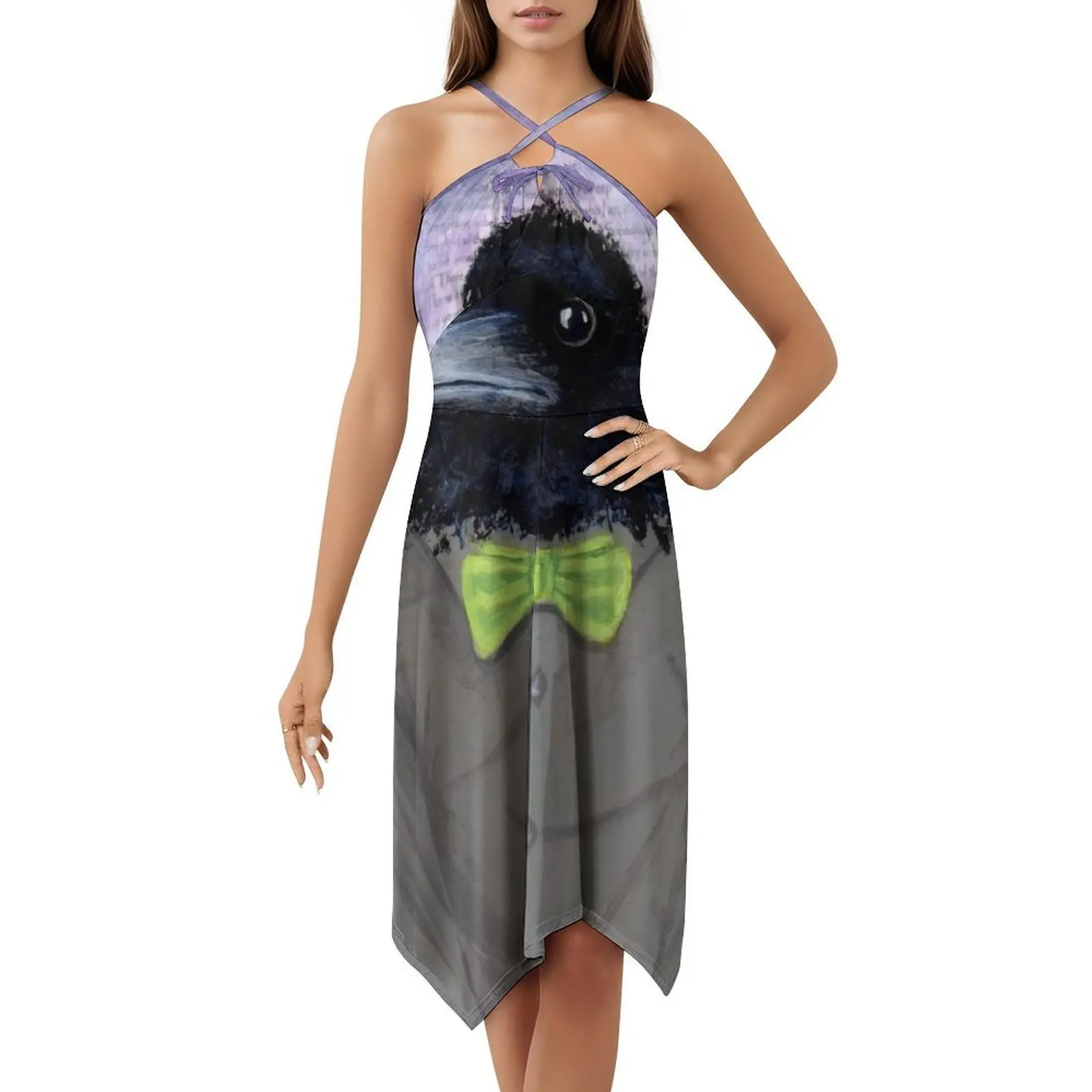 فستان توماس النسائي الهيب هوب ملابس الشارع الشهير مطبوع عليه رسومات جرافيك للحفلات ملابس النادي توماس بوي رجل ربطة القوس فيونكة طوق ملابس نسائية #5