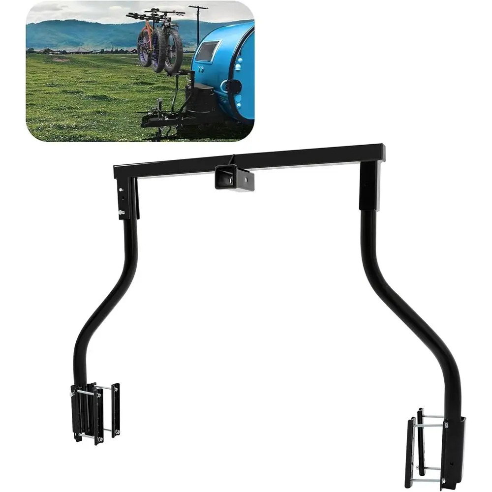 

Steel Powder-Coated Bike Rack for Most Airstream Trailers, 100lbs Capacity