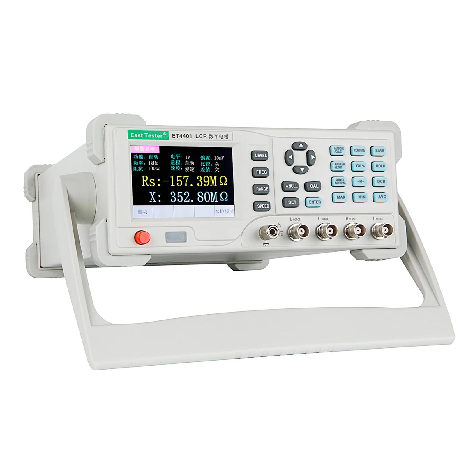 ET4401 Desktop LCR Digital Bridge Inductor Capacitance Meter LCR Tester Measures 10KHz 10 Fixed Frequency