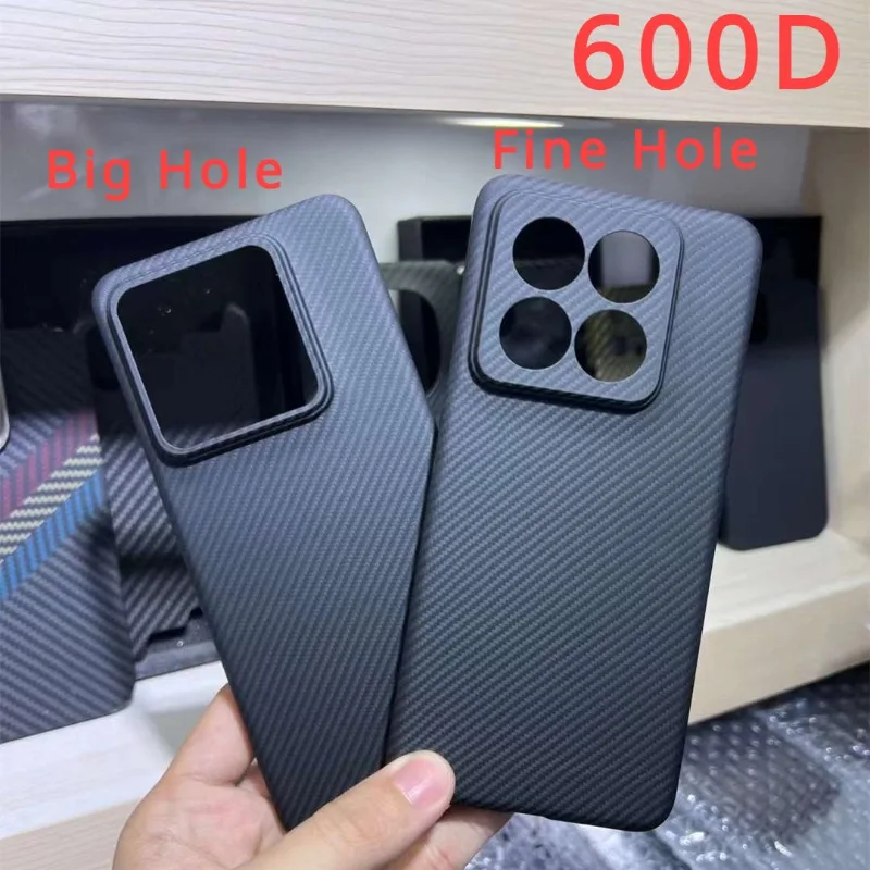 

Carbon Fiber Case for Xiaomi 14 600D Case Ultrathin Real Carbon Fiber Aramid Fiber Phone Protective Cover Phone Shell