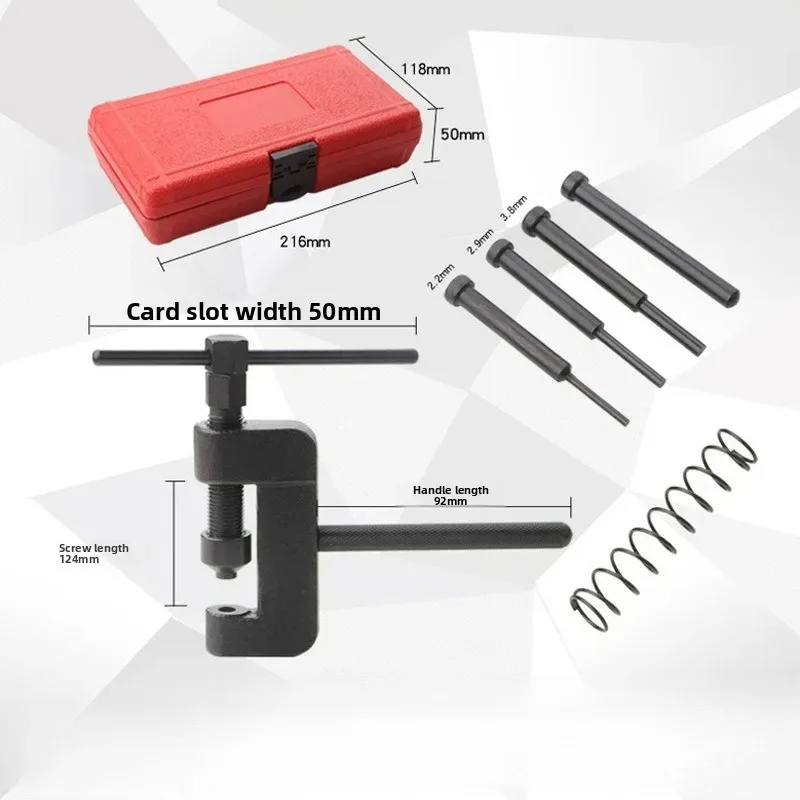 

Popu For 1Set Bicycle Chain Repair Set Chain Splitter Breaker Mountainb Riveting Tool Chain Installation and Disassembly Motorcy