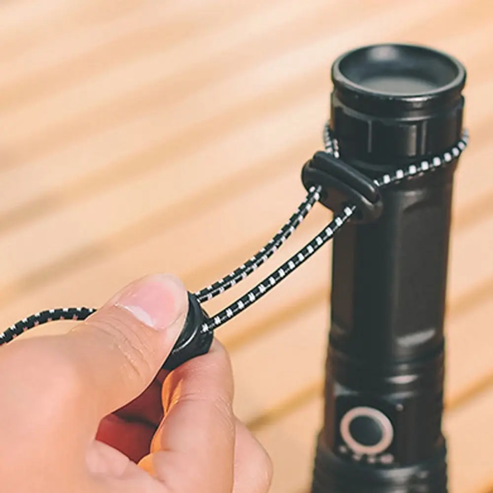 Adjustable Fixing Plastic Buckle Fixing Tie Cord Walking Stick Holder Elastic Rope Holder Elastic String Backpack Fixing Buckle