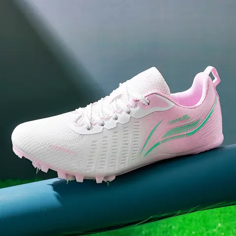 Women Men Running Track Spike Long Jump Light Weight Field Professional Athletic Sprint Shoes Non Slip Nails Race Racing Match