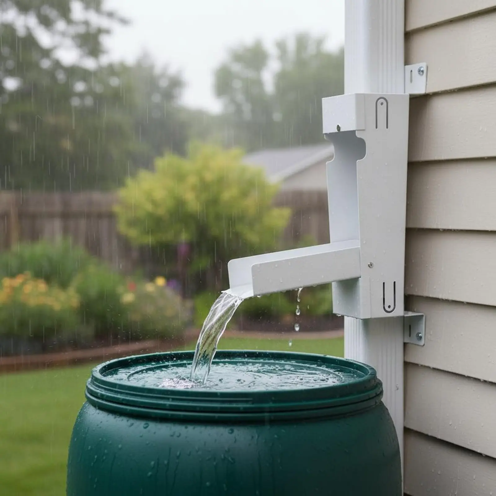 Downspout Diverter Eco Friendly Rainwater Collection Diverter Rainwater Collector Heavy Duty Rain Barrel Collection Kit