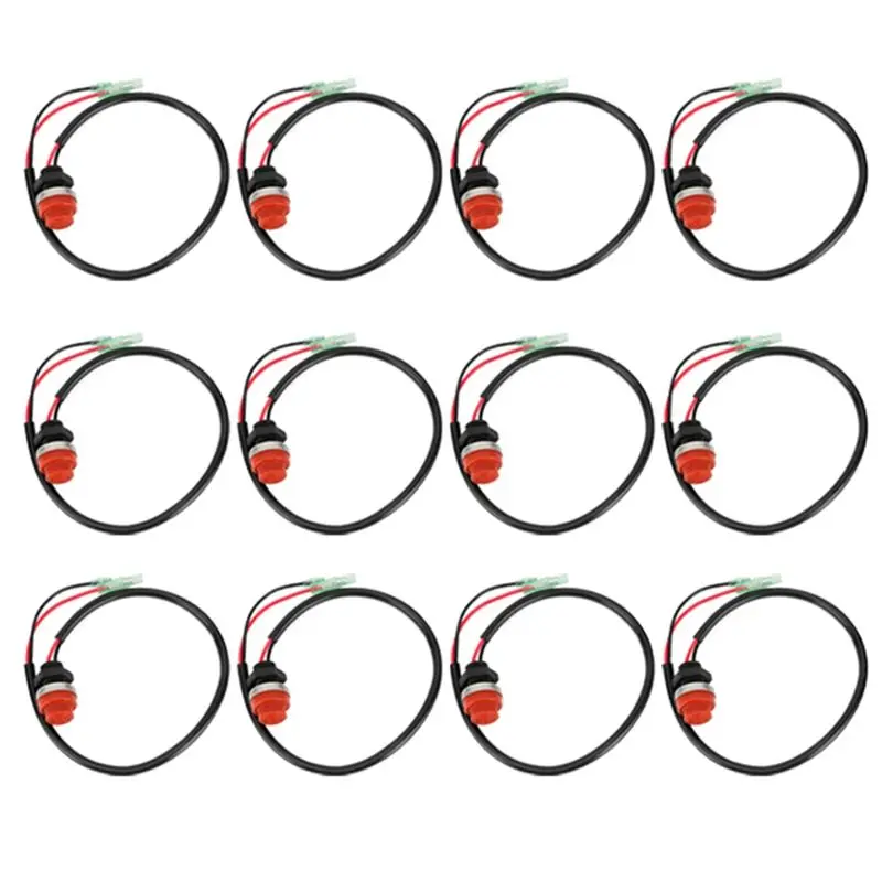 A65P-Universal Boat Outboard Engine Motor Start Kill Switch Keyless Push Button , Applicable To All For Yamaha Ships