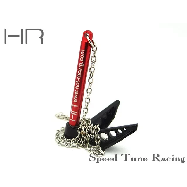 HOT RACING Foldable Winch Anchor Metal Die Cast CNC ACC838F Series for 1/10 RC Crawler Scale Recovery
