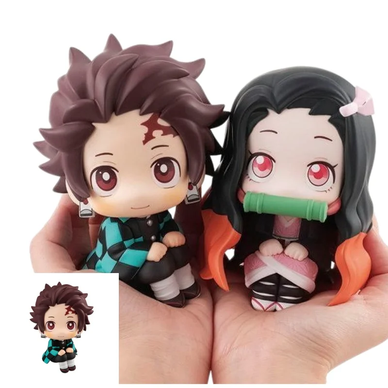 

Demon Slayer Figures: Tanjiro, Nezuko & Zenitsu Ornaments Model, Chibi Dolls Birthday Gift