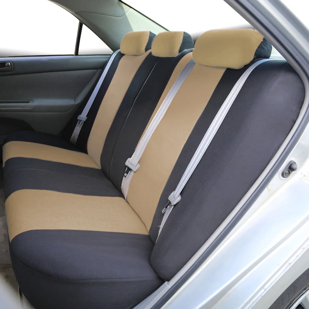 Vier-Jahreszeiten-Universal-Autositzbezug aus 9-teiligem Polyesterstoff, modisch – Detail 13