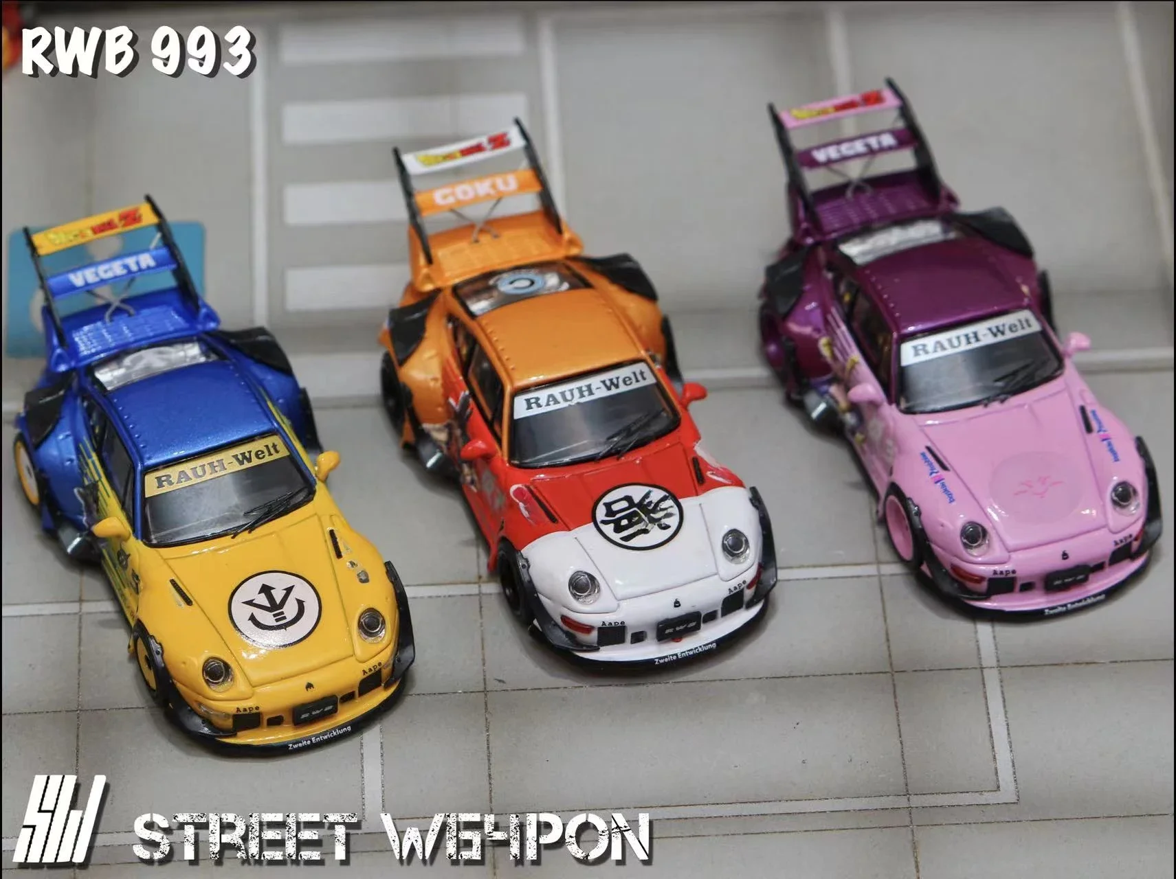 

SW 1:64 RWB 993 MaJin Buu limited499 Diecast Model Car