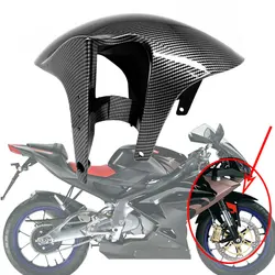 Motorcycle Front Fender Mud Splash Guard  Fairing Protector Cover For Aprilia RS 125 RS4 2006-2011 RS-125 Carbon Fiber Paint