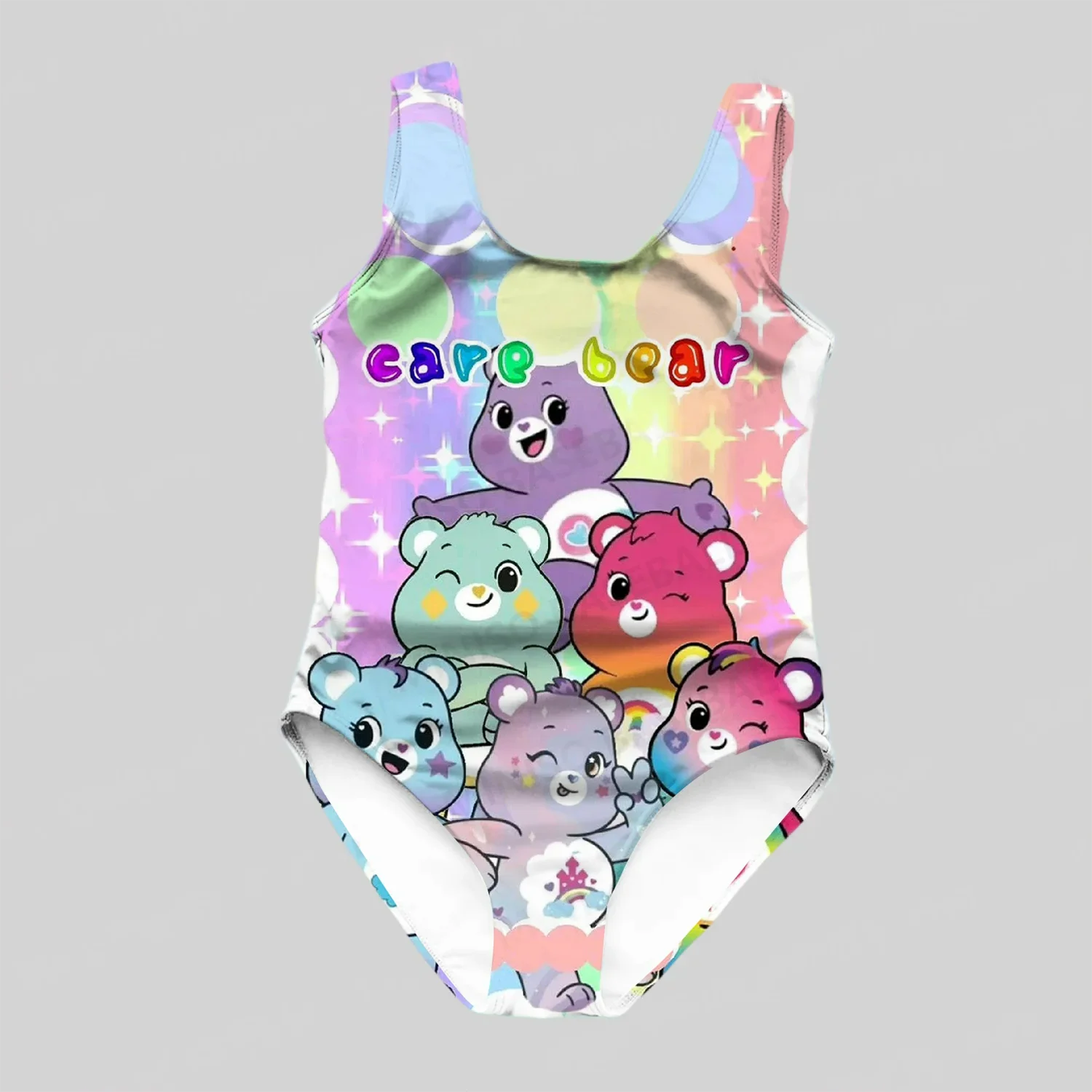 Costume intero per ragazze e adulti costume da bagno stampato in 3D cartoon blue bear smorfia sunny summer novità