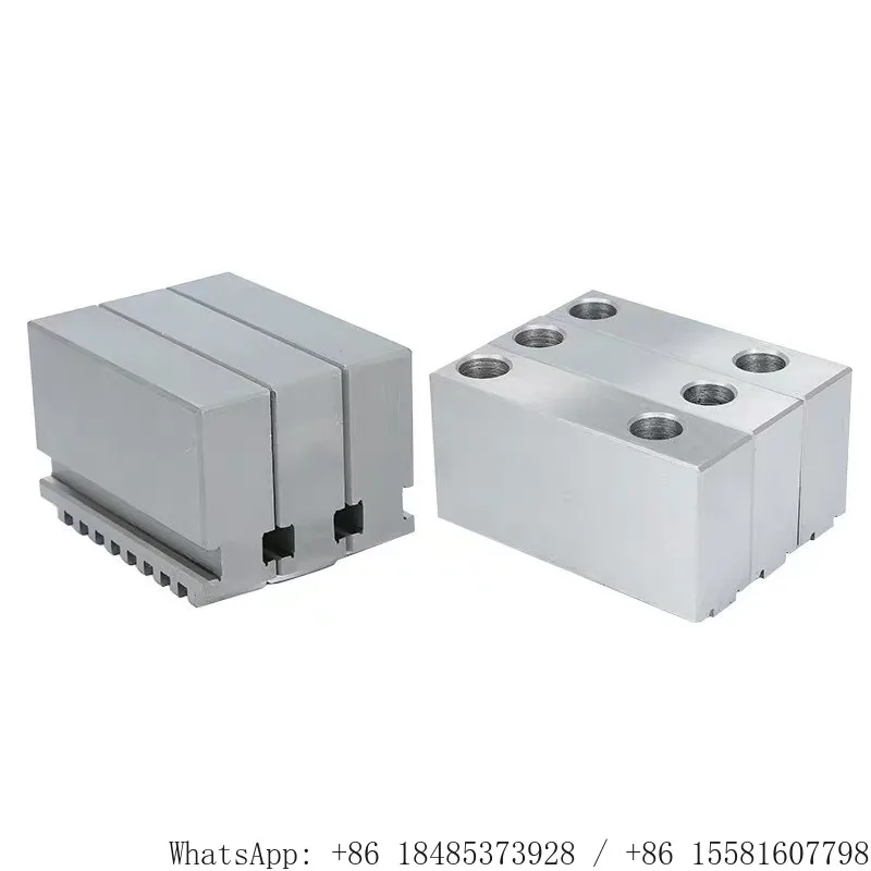 Split Combination Lathe Chuck Soft Jaws Machinable Separated Teeth Jaws For Manual 3 Jaw Lathe Chuck