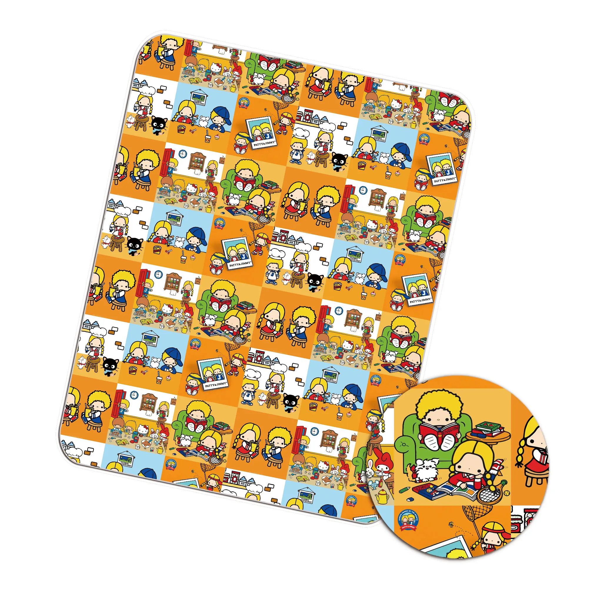 50*145Cm Cartoonprint Mini Meisjes Polykatoen Stof Voor Stof Naaien Quilten Handmade Materialen Diy