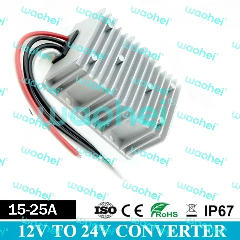 

10-23V 12V TO 24V 15-25ADC DC Step Down Converter Voltage Regulator Step Up Boost 12 Volt to 24 Volt Supply Module for Car CE