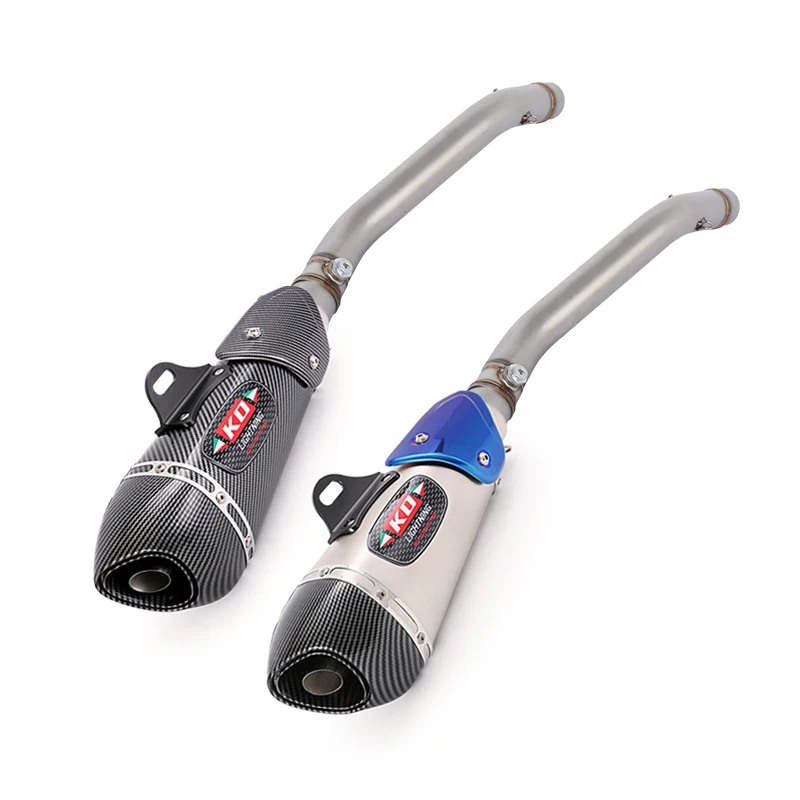 

ZX6R For Kawasaki Ninja ZX6R 2024 2025 Motorcycle Mid Exhaust Link Pipe Connect Slip On 51mm Muffler DB Killer Stainless Steel