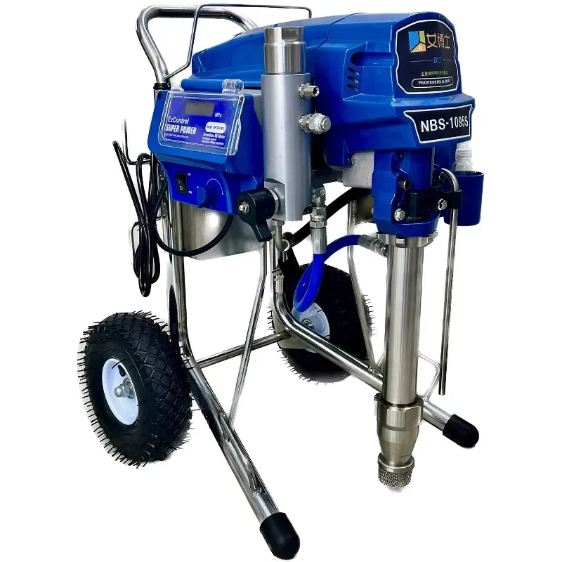 NBS-1095S آلة رش طويلة عالية الطاقة بدون هواء معدات طلاء اللاتكس آلة طلاء الرش