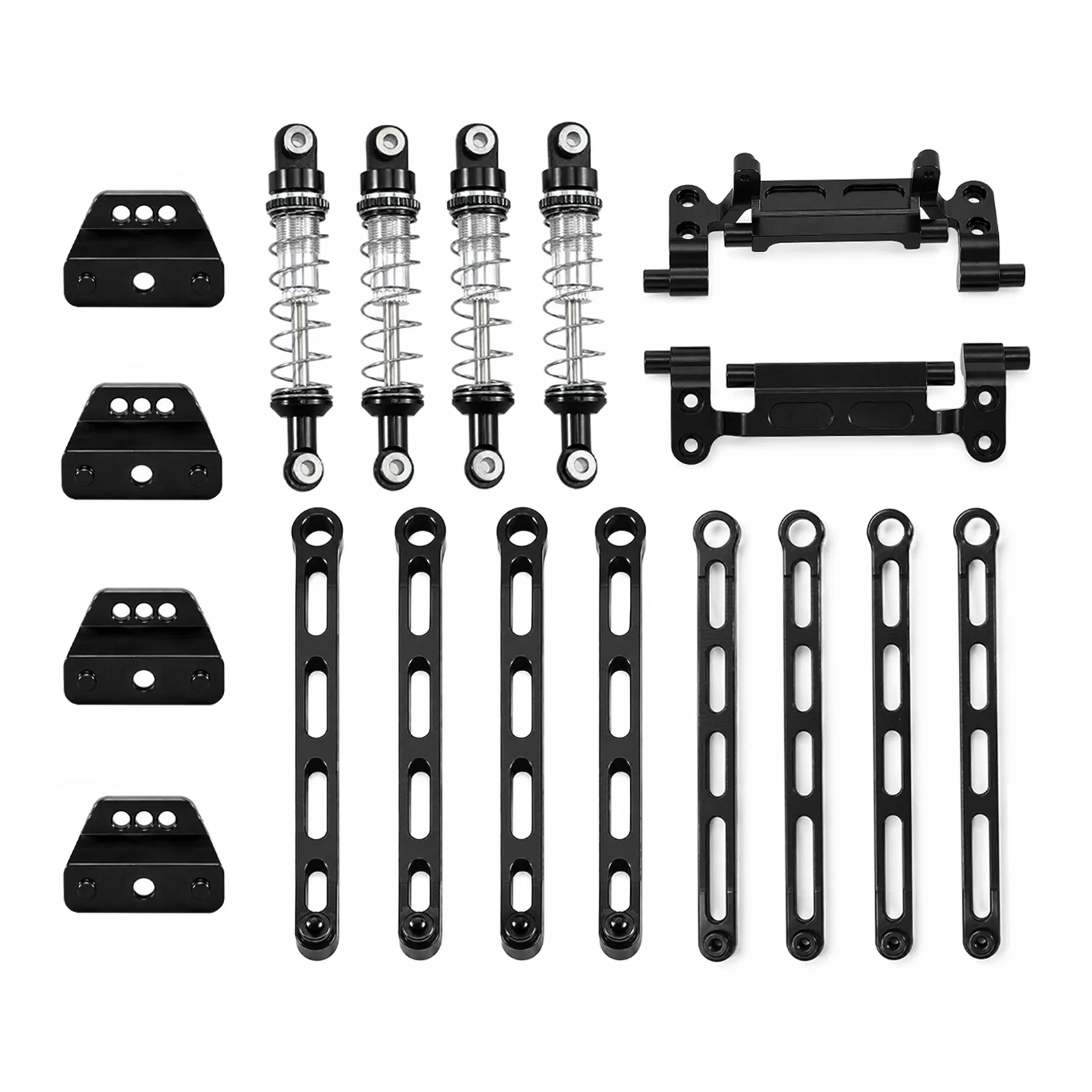 Metal Chassis Link Oil Shock Absorber Link Mount Upgrade Parts For MN 1/12 MN300 MN78 MN168 RC Crawler
