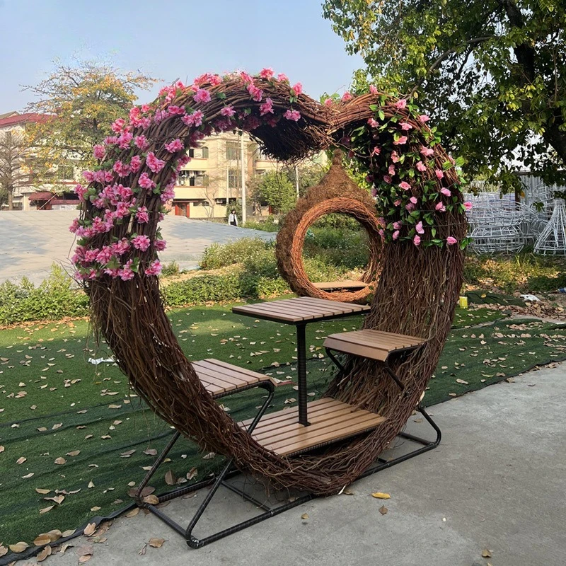 

Internet celebrity bird's nest hanging basket B & B scenic spot hotel clock in chair villa courtyard outdoor swing