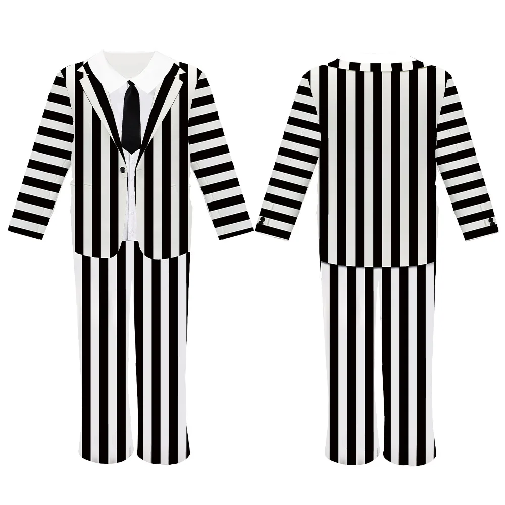 Halloween nuovi vestiti per bambini Costume Cosplay malavita Master B Beetle- Juice Cosplay Boy Set Costume da spettacolo