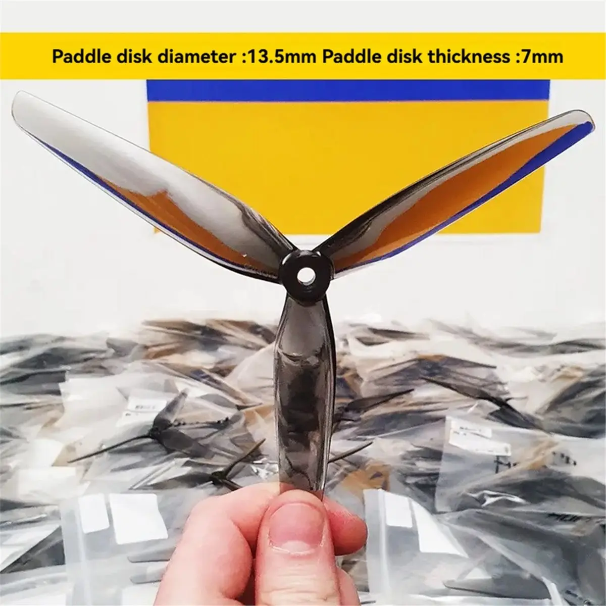 2Pair 7X3.5X3 3-Blade Propeller 7inch PC FPV Propeller CW+CCW for RC FPV Drone