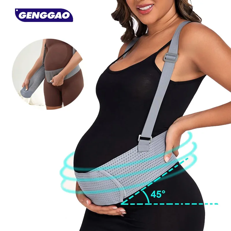 

1PCS Pregnancy Belly Band for Pregnant Women Maternity Belly Band with Adjustable Straps Belly Support Bands - Maternity Belt