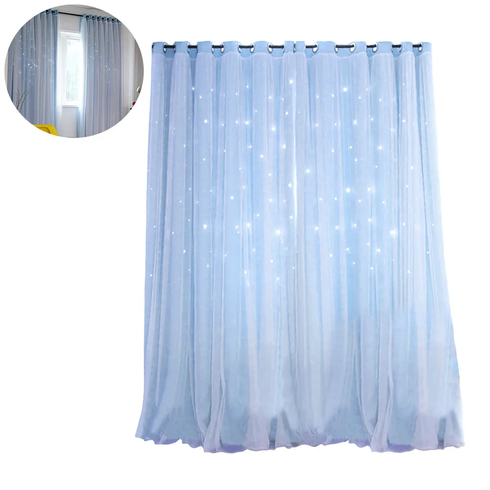 

window curtain grommet curtains window drapes double layer curtain star curtains