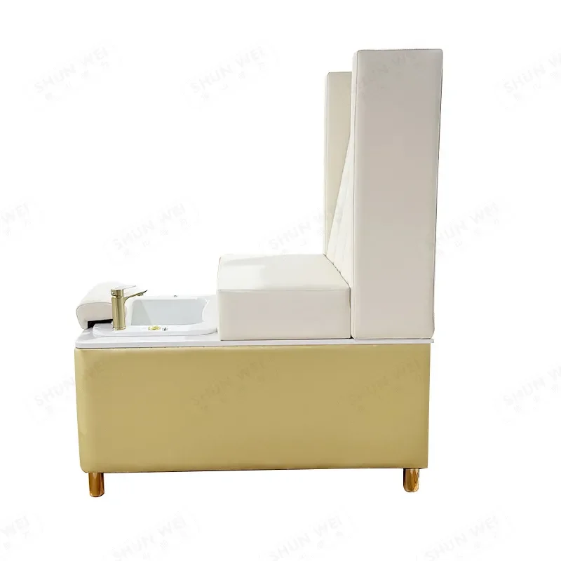Spa Foot Chair High Back Pedicure Sofa Foot Bath Therapy Seat Club Furniture for Soaking and Massage Comfortable Design