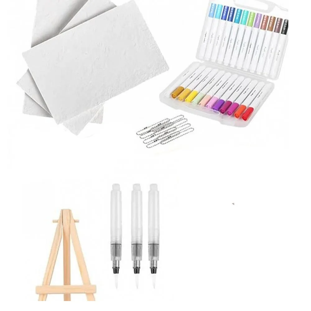 เปล่าภาพวาดกระดาษ DIY Magic Puffy สีขาตั้งหัตถกรรมโฟมเนื้อ 3D วาด Magic ผ้าใบ 3D ผลฟองน้ํา Texture