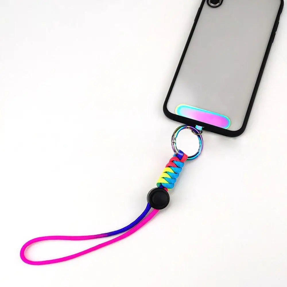 Multi-function Paracord Keychain Lanyard High Quality 5 Styles 22cm/48cm Mobile Phone Lanyard Parachute Cord Outdoor Tool