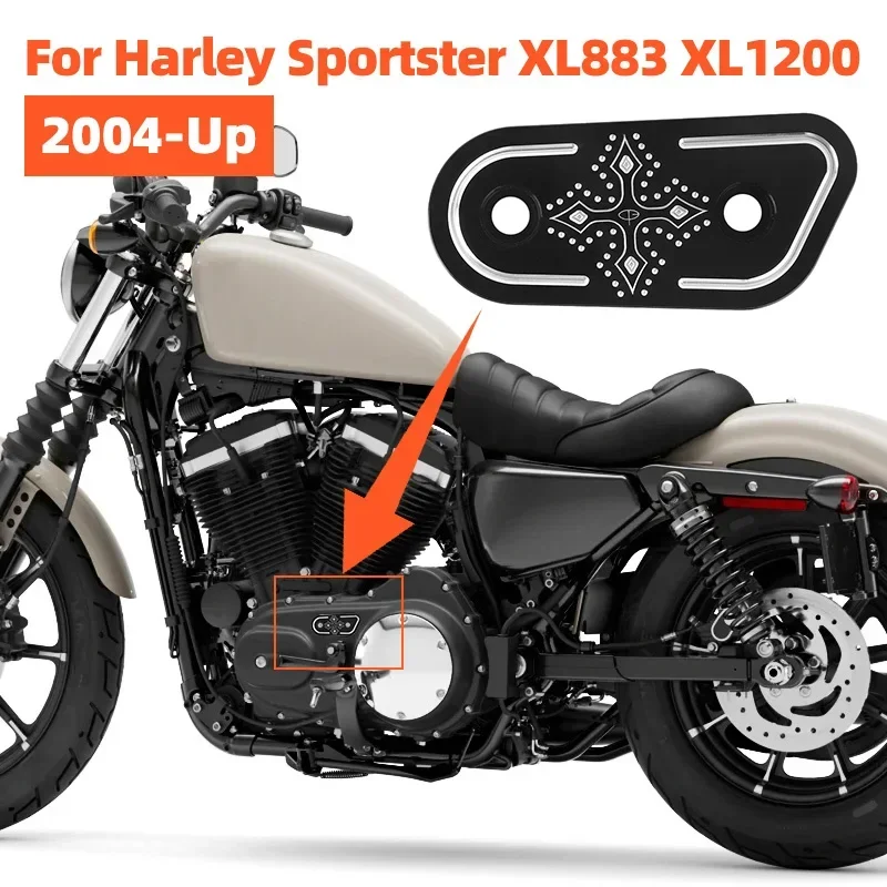 Motorrad Inspektions deckel Kupplungs abdeckungen Aluminium für Harley Sportster xl 1986 48 Eisen achtund vierzig xl883 xl1200-up